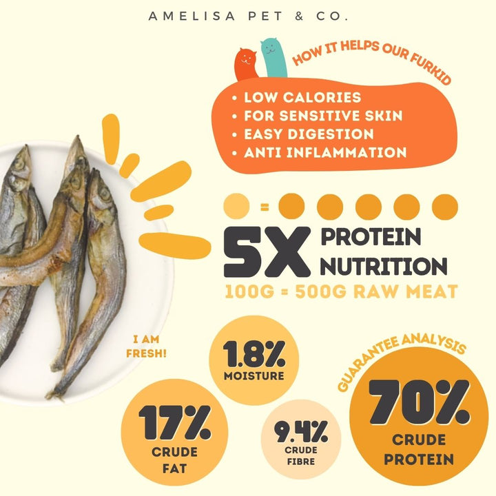 Rawly Bites | Freeze Dried Capelin