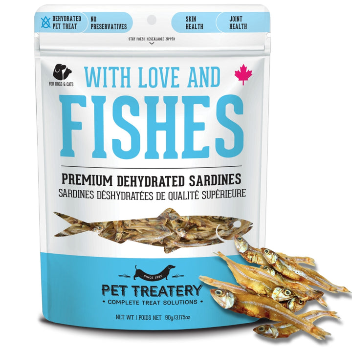 Premium Dehydrated Sardines Treat For Dogs & Cats
