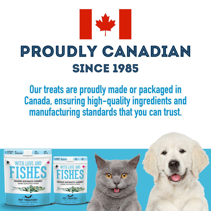 Premium Dehydrated Sardines Treat For Dogs & Cats