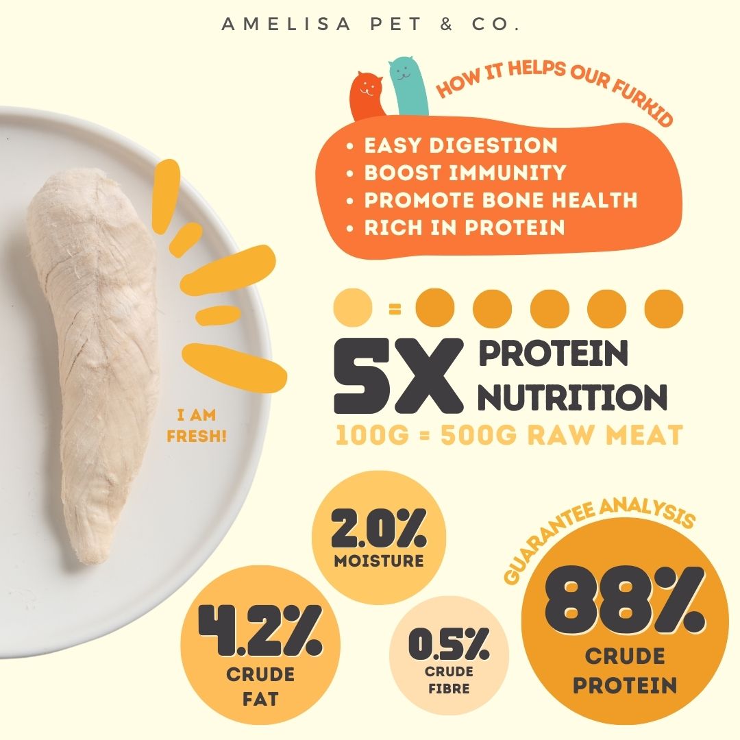 Rawly Bites | Freeze Dried Chicken Breast