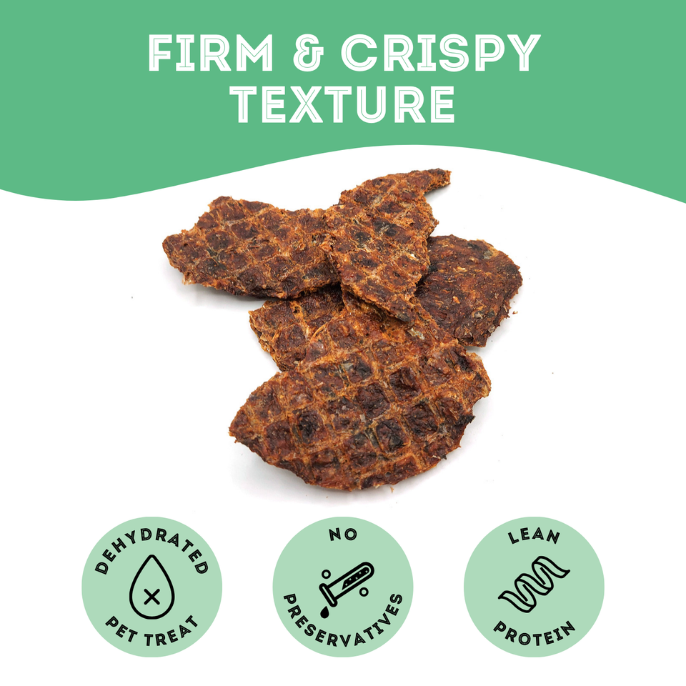 Premium Dehydrated Protein Wild Salmon & Herring Treat For Dogs & Cats