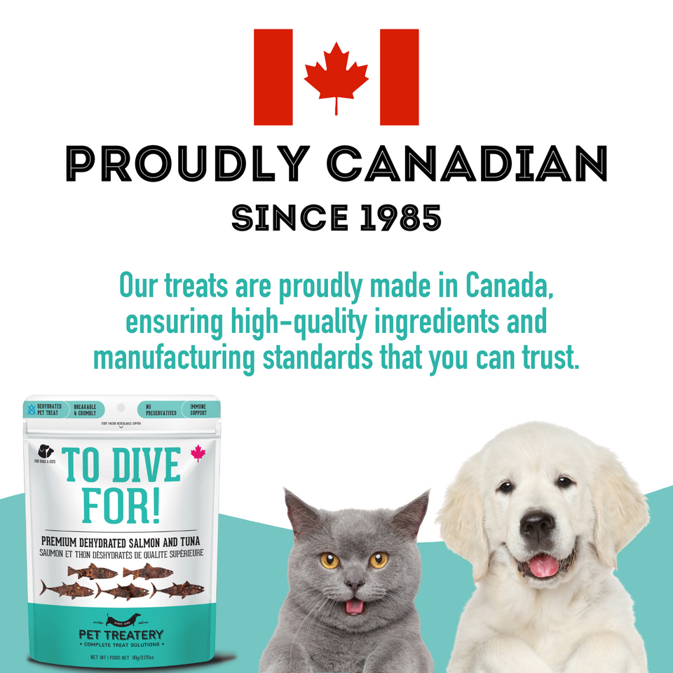 Premium Dehydrated Protein Wild Salmon & Tuna Treat For Dogs & Cats