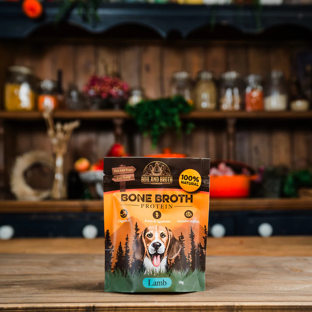 Lamb Bone Broth for Dogs & Cats