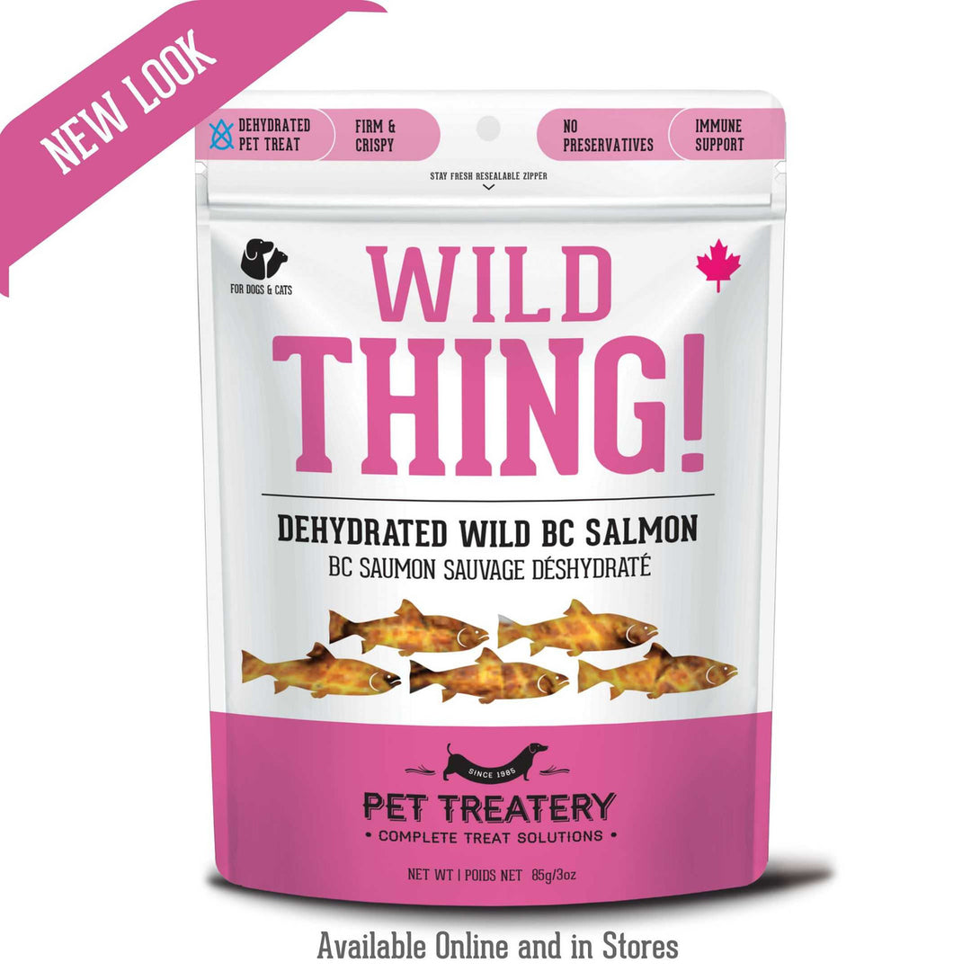 Premium Dehydrated Wild Salmon Treat For Dogs & Cats