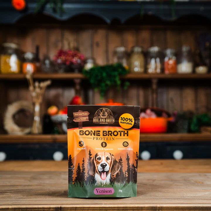 Venison Bone Broth for Dogs & Cats